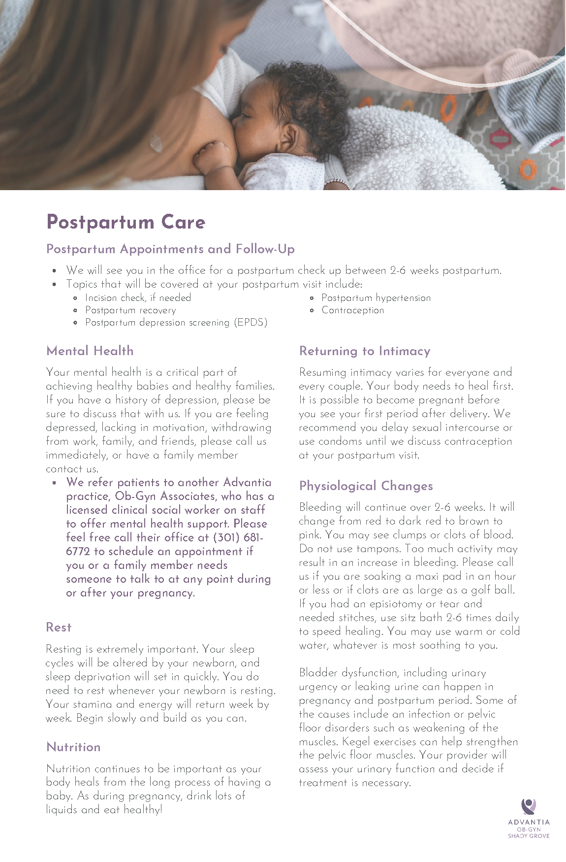 Postpartum Care